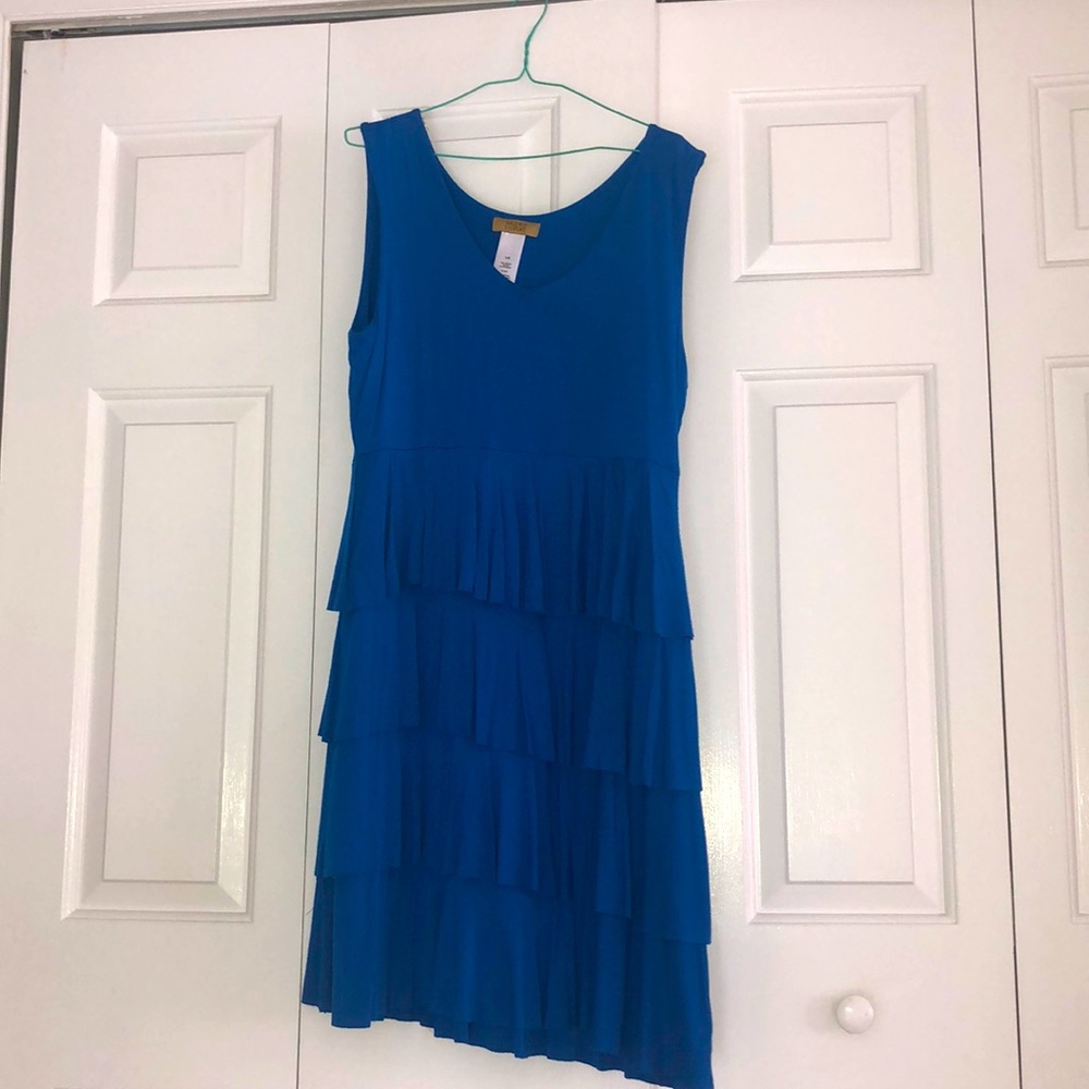 Valerie Stevens Sleeveless Ruffle Tiered Dress